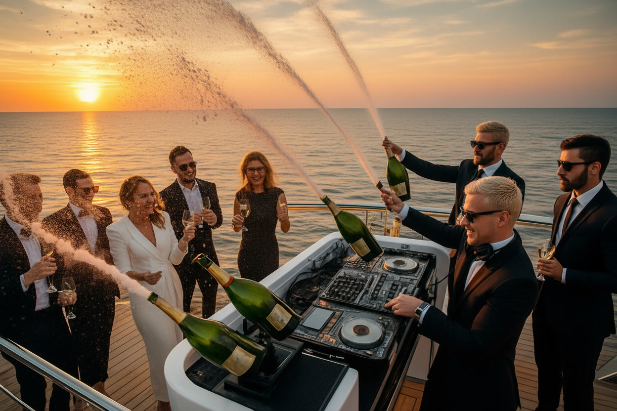 Корпоратив на яхте или теплоходе